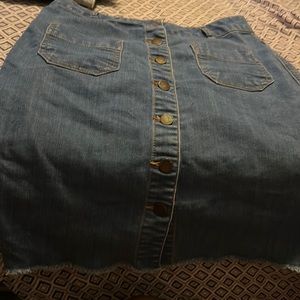 Jean skirt